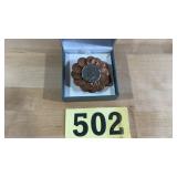 Vintage handmade belt, buckle by Dennis himself