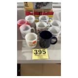 Lot of coffee mugs