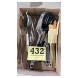 Lot of kitchen utensils