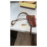 Vintage Leather Handgun Holster US Military?