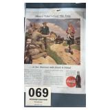 Coca Cola 1943 paper ad
