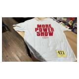 More power show T-shirt, sponsored by silver moon