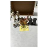 Variety salt/pepper shakers