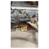Variety of table runners and placemats