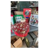 Lot of Christmas decorations