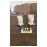 Set of Pretty lady vases