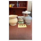 Candy dish, Easter vase, container, yellow