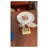 1981 Paddington bear ornament and pig and plate