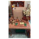 2 bells and mish mosh of decorative items