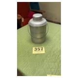 Vintage Faris Water Jug with intact Glass liner