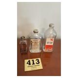 Two old medical bottles from Moyerï¿½s from