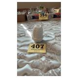 Fenton Hobnail Milk glass candle holder