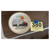 Old advertising ashtray from associated