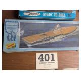 Vintage Aircraft Carrier Model Kit