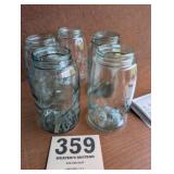 Blue Ball Mason Jar Lot