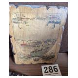 Ratle Trenton N.J. Wooden Plaque
