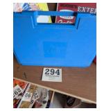 Vintage Blue Lego Case-Full