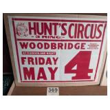 1940 Original Carnival Sign