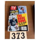 Signed Joe Paterno PSU TV Guide