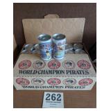 Pirates Collectible Cans w/Case (24)