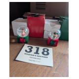 Mickey and Minnie Snow globes