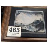 Original Framed Watercolor Painting