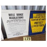 Rare PA Game Commission Signs 50ï¿½s-70ï¿½s
