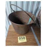Antique Brass Bucket