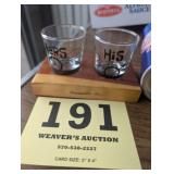 Monroeville His & Hers Shot Glasses