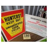Rare PA Game Commission Signs 50ï¿½s-70ï¿½s
