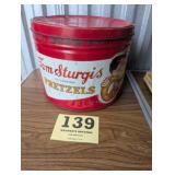 Sturgis Metal Antique Pretzel Tin