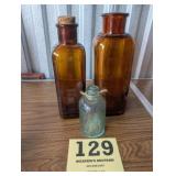 Vintage Apothecary Bottle Lot