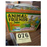 Animal Friends Metal Lunchbox