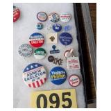 Vintage Political Button Lot