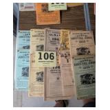 1960s  Vintage Farmerï¿½s Almanac Lot