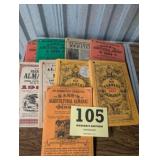 1980s Vintage Farmerï¿½s Almanac Lot