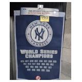 Large NY Yankees Championship Banner
