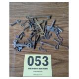 Vintage Clock Keys