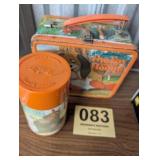 Fox & Hound Metal Lunchbox w/Thermos