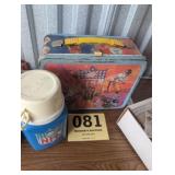 NFL Metal Lunchbox w/Thermos