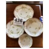 FRENCH HAVILAND PLATE SET