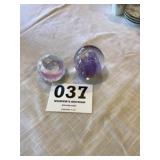 Vandermark Signed Paperweight & Caitness Misty