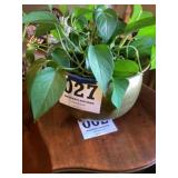 Brass Footed Planter