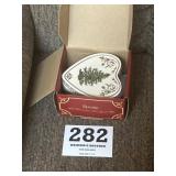Spode heart shaped trinket box