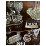 Group of Pressed Glass