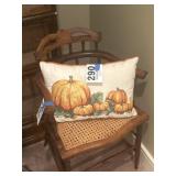 Pumpkin throw pillow