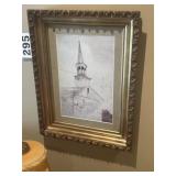 Church print framed