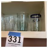 Shelf Lot of Glasses