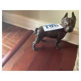 Cast Iron Boston Terrier Door Stop