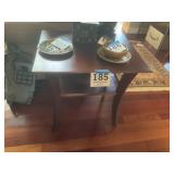 Cherry Square Top End Stand